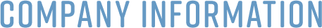 COMPANY INFORMATION